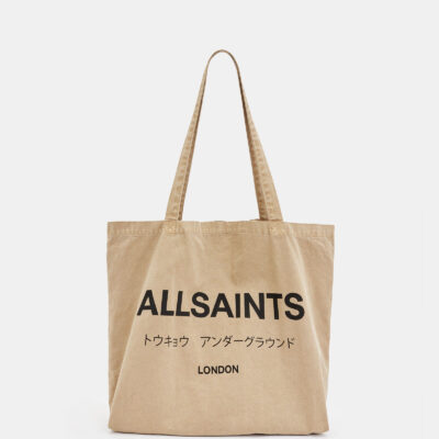 Underground Logo Printed Tote Bag