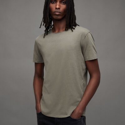 Figure Crew Neck Raw Edge T-Shirt