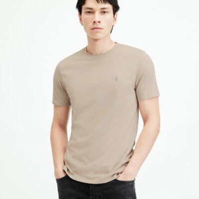 Brace Brushed Cotton Contrast T-Shirt