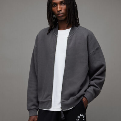 Rocco Cropped Relaxed Fit Bomber Jacket