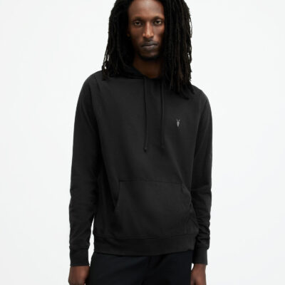 Brace Pullover Brushed Cotton Hoodie