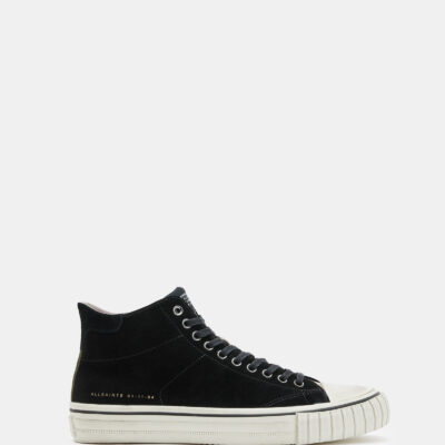 Lewis Lace Up Leather High Top Trainers