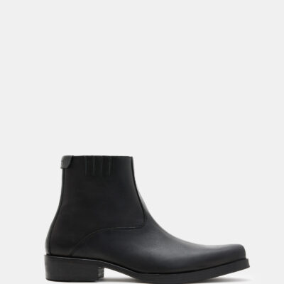 Booker Leather Zip Up Boots