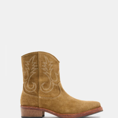 Jacques Suede Western Boots