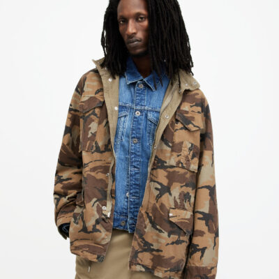 Remo Relaxed Fit Camouflage Jacket