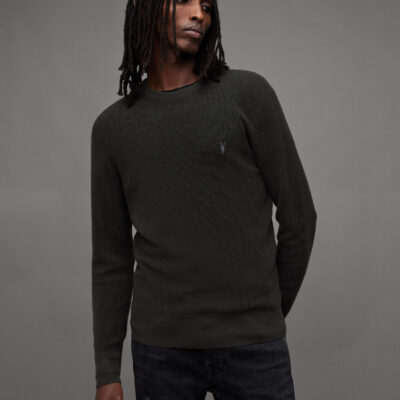 Ivar Merino Ramskull Crew Waffle Jumper