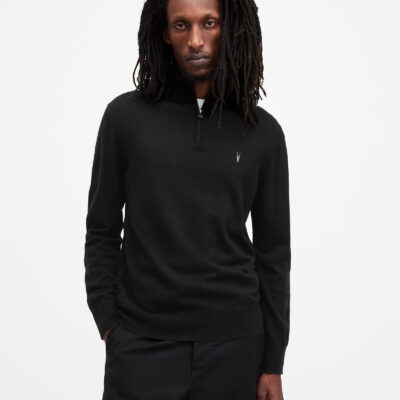 Kilburn Zip Funnel Neck Ramskull Jumper