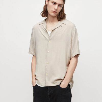 Venice Camp Collar Ramskull Shirt