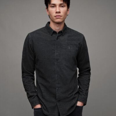 Lorella Corduroy Ramskull Slim Fit Shirt