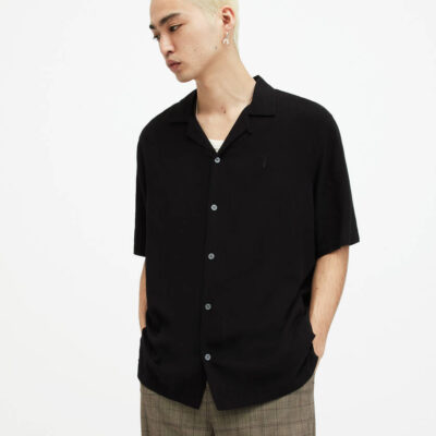 Venice Camp Collar Ramskull Shirt