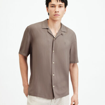 Venice Camp Collar Ramskull Shirt