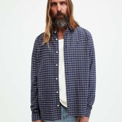 Carpoforo Checked Relaxed Fit Shirt