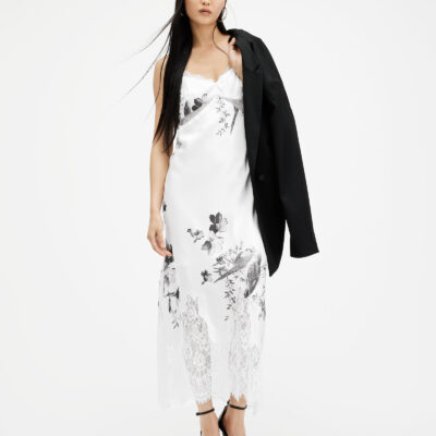 Evangelia Iona Slim Fit Midi Slip Dress