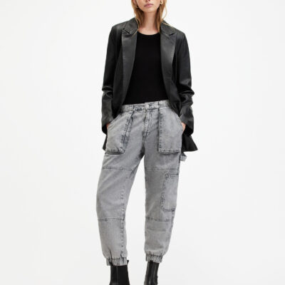 Mila Denim Slim Fit Panelled Trousers