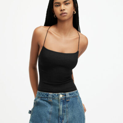 Tilly Shirred Square Neck Bodysuit