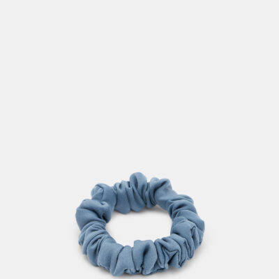 Blue Mini Scrunchie