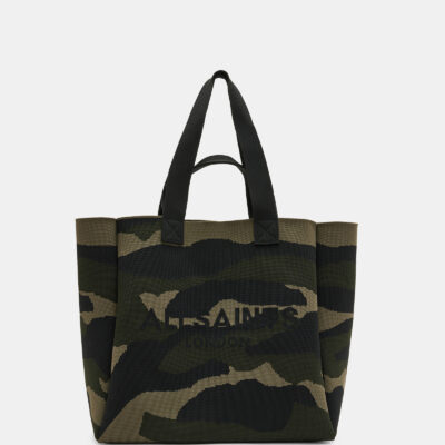 Izzy Logo Print Knitted Tote Bag