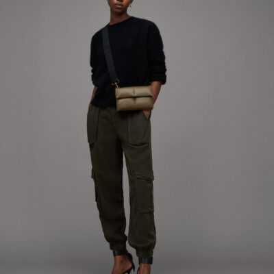 Frieda High-Rise Tencel Cargo Trousers