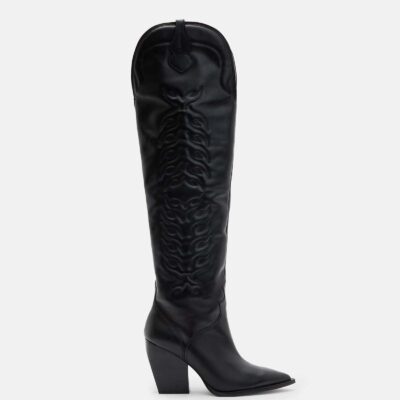 Roxanne Knee High Western Leather Boots