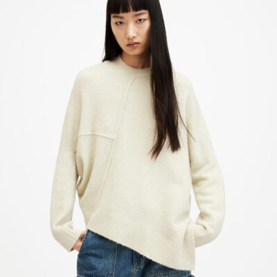 Lock Crew Neck Asymmetric Jumper