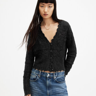 Vanessa Lace Scallop Edge Cardigan