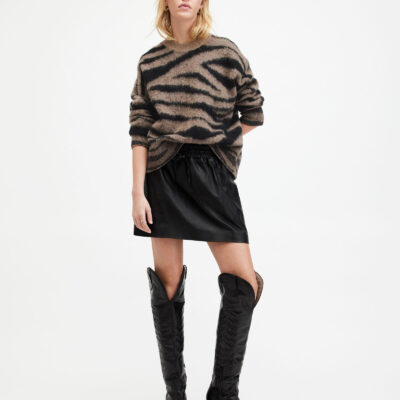 Tessa Tiger Stripe Jacquard Jumper