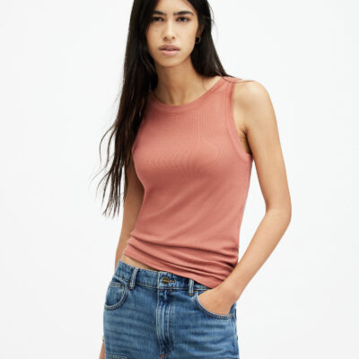 Rina Crew Neck Sleeveless Tank Top