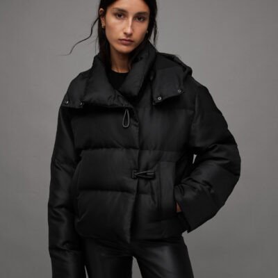 Allais High Collar Quilted Puffer Jacket