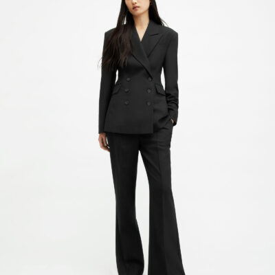 Sevenh High-Rise Slim Flared Trousers