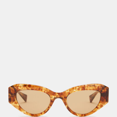 Calypso Bevelled Cat Eye Sunglasses