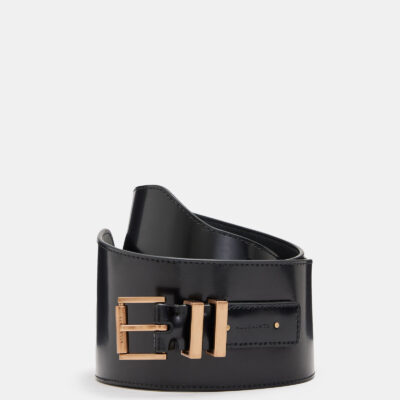 Marcella Leather Wide Belt