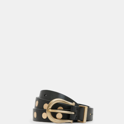 Michaela Studded Leather Belt